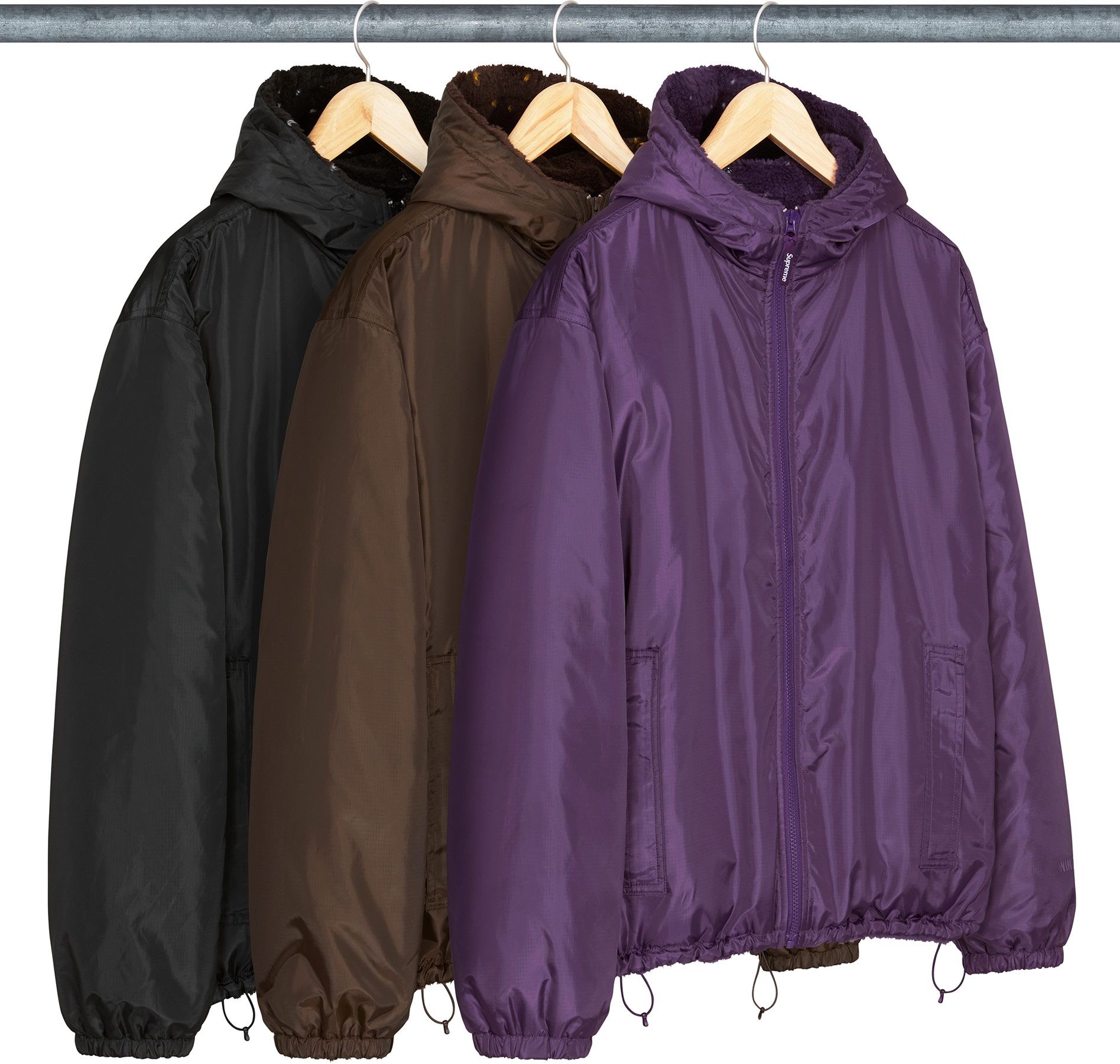 Supreme®/b.b. Simon Reversible Hooded Fleece Jacket view 5